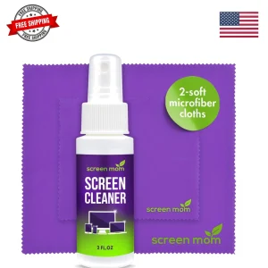 Screen Cleaner Spray and 2 Microfiber Cloths - 2oz Bottle by -Screen Cleaner ...